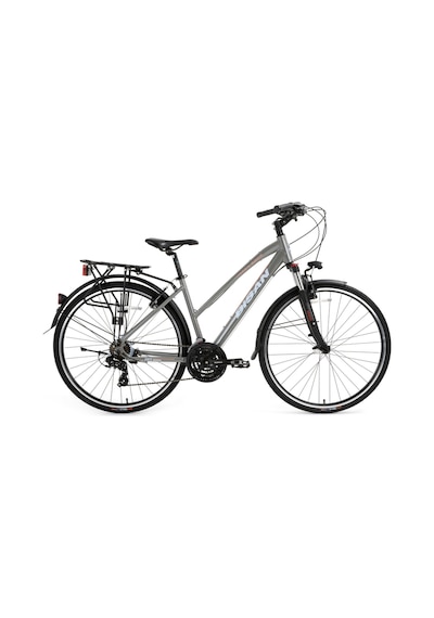 Bisan Trx 8200 City Şehir Bisikleti 45 Cm V 700c 21 Vites Açık Metalik Gri Beyaz Pembe Gri