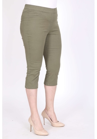 Myline Beli Lastikli Kapri Pantolon (532245948)