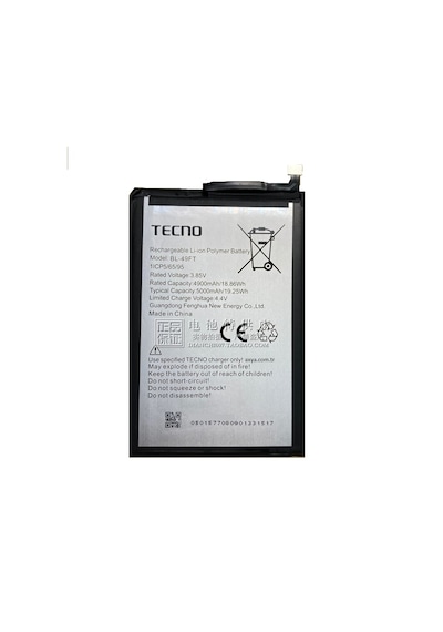 Axya Tecno Spark 5 Pil Batarya BL-49 FT