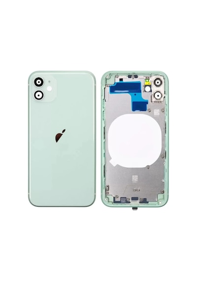 Iphone 11 Boş Kasa + Kapak Yeşil