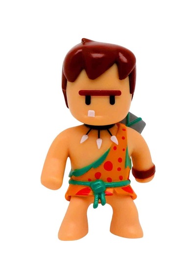 Stumble Guys 3'lü Mini Figür Seri 4 - Cave Guy - Wooly - Zarkaan The Destroyer