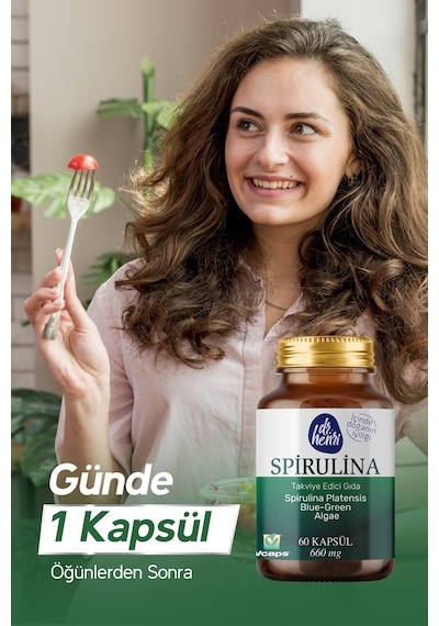 Dr. Henri Spirulina İçeren Takviye Edici Gıda 660 Mg 60 Kapsül