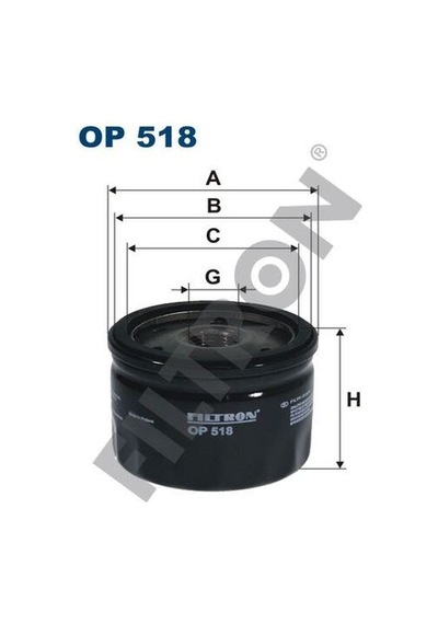 Filtron Op518 Yağ Fııtesı Renault 7700542285