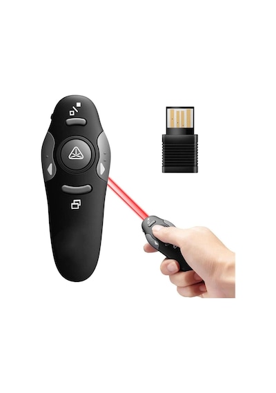 Apera An-77 Powerpoint Kablosuz Sunum Kumandası Işıklı Çok Renkli