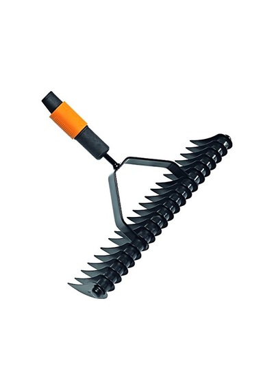 Ayrex Fiskars Aerator Tırmığı, Uzunluk: 37 Cm, Siyah/turuncu, 1000655