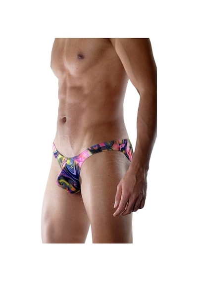 Terry Pau Don Moris Desenli Erkek Slip (Dm021811) Çok Renkli
