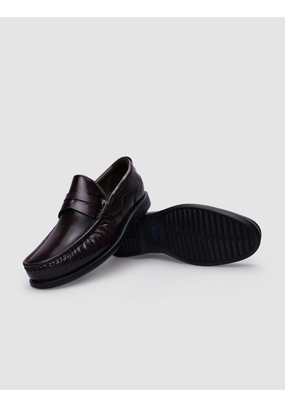 Cabani % 100 Hakiki Deri Bordo Açma Erkek Günlük Ayakkabı-bordo Bordo