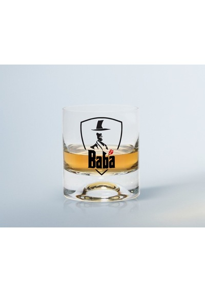 Bk Home Renkli Baskılı Godfather Baba Tasarımlı Viski Bardağı-15
