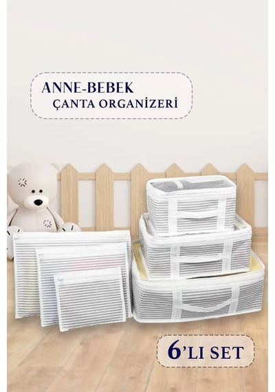 Anne Bebek Hastane Çantası Düzenleyici Plastik 50 X 40 Beyaz Diğer