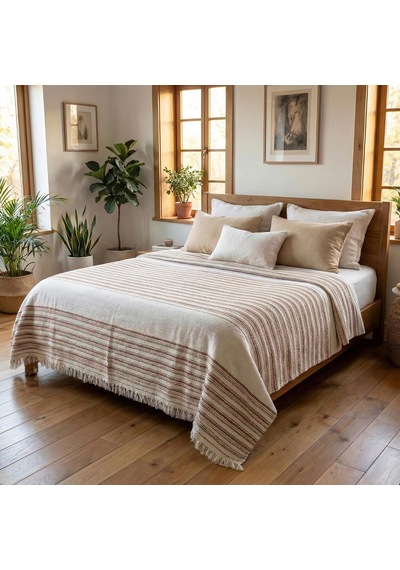 Kanepe, Koltuk Ve Yatak Örtüsü - 240x260 Cm - Bambuviskon Kumaş - Nefes Alır Ve Yakmaz - Oturma Odası Ve Yatak Odası Dekorasyonu - Hafif Yazlık Battaniye - Bej Çok Renkli Kanepe, Koltuk Ve Yatak Örtüsü - 240x260 Cm - Bambuviskon Kumaş - Nefes Alır Ve Yakmaz - Oturma Odası Ve Yatak Odası Dekorasyonu - Hafif Yazlık Battaniye - Bej Çok Renkli