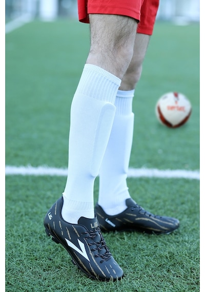 Lig Latmos Km Krampon Çim Saha Erkek Futbol Ayakkabı Siyah  (546366859)