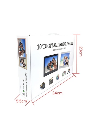 Tr Invıcta 10inch Dijital Fotoğraf Çerçevesi Tft Lcd ' Ekran - Uzaktan Kumandalı,video,mp3,ayarlanbilir Açılıp K Genel
