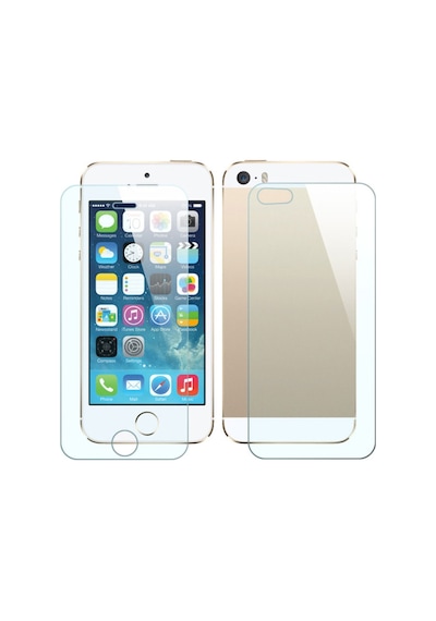 Apple Uyumlu   iPhone 5 Ön Arka Nano Kırılmaz Cam Ekran Koruyucu