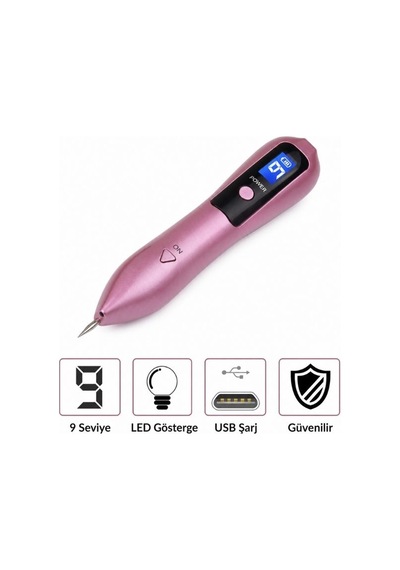 Ellea Naıl 9 Faktör Plazma Pen Rose Pembe Akne Karşıtı Yüz Bakım Cihazı