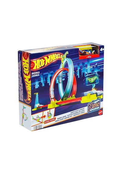 Hot Wheels Neon Yarışlar Çifte Çemberde Yarış Seti HPC05