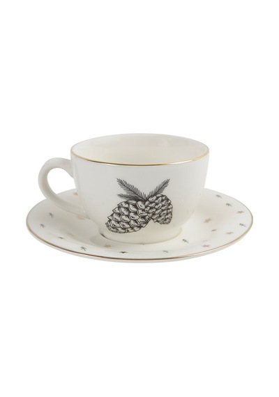 Porland 4Lfh000460 Forest Tabaklı Çay Fincanı 215CC