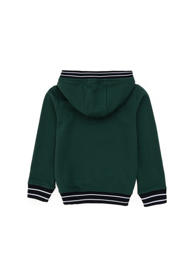 U.S. Polo Assn. Erkek Çocuk Koyu Yeşil Kapüşonlu Sweatshirt 50290759-VR079 U.S. Polo Assn. Erkek Çocuk Koyu Yeşil Kapüşonlu Sweatshirt 50290759-VR079