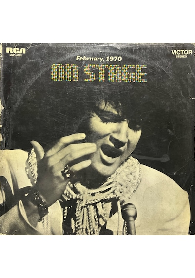 Elvis Presley On Stage February, 1970 Lp Plak