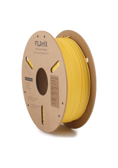 Filamix Sarı Pla Mat Filament 1.75mm 1 Kg