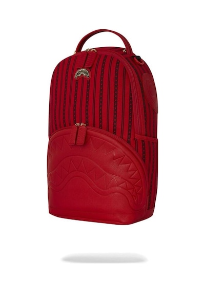 Sprayground Reverse Sip 2.0 Sırt Çantası, Ergonomik Tasarım, Kadife Gözlük Bölmesi Kırmızı