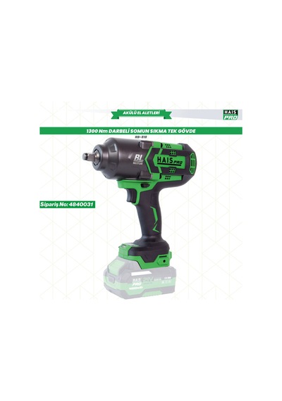 Hais Pro RB-818 Akülü 21V Tek Gövde Sola Somun Sıkma