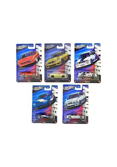 Hot Wheels Silver Series Bmw 5'li Set Grt01 Çok Renkli