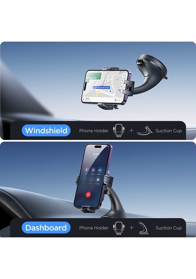 Joyroom Jr-ok6 Araç Ön Cam Telefon Tutacağı Siyah