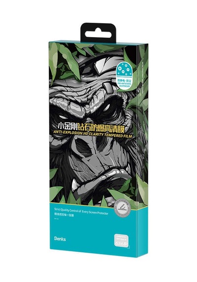 Apple Uyumlu   iPhone 16e Benks Little Kingkong Temperli Hd Cam Ekran Koruyucu