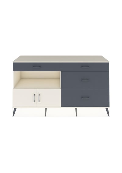 Hyperion Konsol Tek Raflı 4 Çekmeceli 2 Kapaklı 176x44x99 Aytaşı- Aytaşı-aytaşı/antrasit Hyperion Konsol Tek Raflı 4 Çekmeceli 2 Kapaklı 176x44x99 Aytaşı- Aytaşı-aytaşı/antrasit