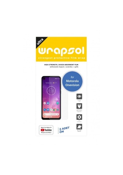 Motorola One Vision Ekran Koruyucu Kaplama Darbe Emici Poliüretan Film Amerika Üretimi Senalstore