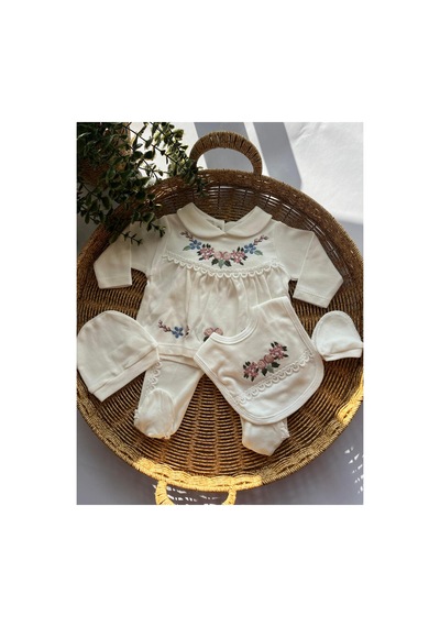 Baby Zuhu 5 Parça Kutulu Yenidoğan Seti Bej Bej