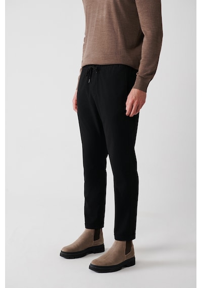 Avva Relaxed Jogger Erkek Pantolon Siyah E003000 Siyah