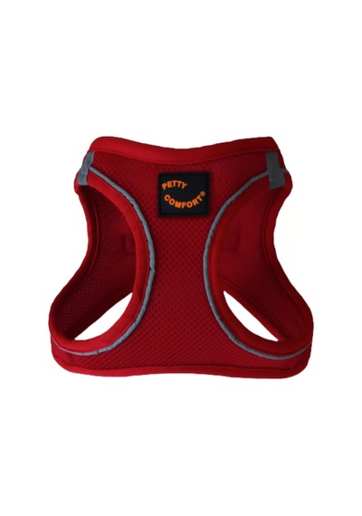 Köpek Göğüs Tasması-köpek Gezdirme Tasması-vest Harness Tasması-air Mesh Hava Geçirgen Göğüs Tasması Small, Kırmızı