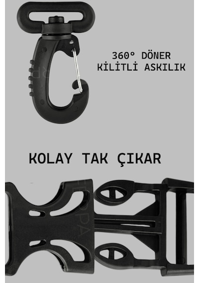 2 Kancalı Bebek Arabası Puset Otomobil Bisikllet Motosiklet Gidonu Çanta Poşet Saksı Askılık Askısı