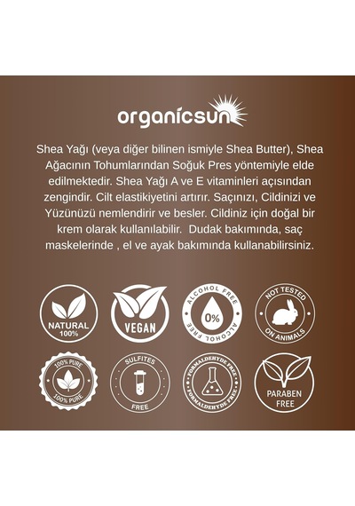Shea Yağı 250 Ml %100 Ham, Soğuk Pres, Rafine Edilmemiş, Shea Butter Karite Kuru Cilt, Saç, Dudak, Topuk Bakımı 02257731