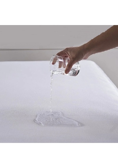 Taşçı 60x120 Cm Fitted Alez Sıvı Geçirmez Micro Kumaş Yatak Koruyucu Beyaz