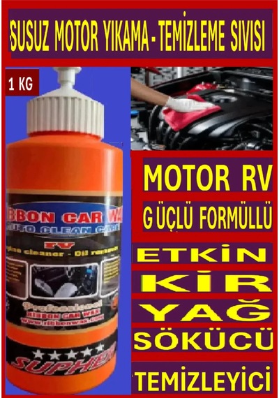 Motor Rv Susuz Motor Yıkama Temizleme Temizleyici Sıvısı 1 Kg