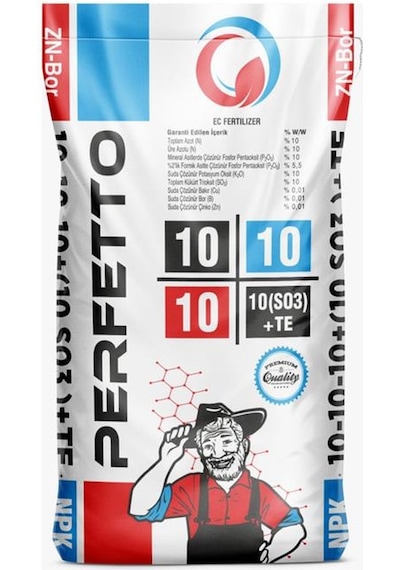 Perfetto 10-10-10+10so3 Taban Gübresi 25 Kg