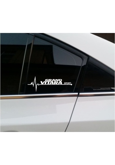 Grand Vitara Yan Cam Sticker Oto Kapı Çıkartma 20Cmx7Cm