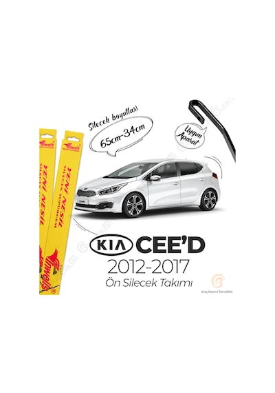 Kia Ceed Muz Silecek Takımı 2012-2017 İnwells