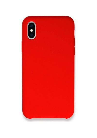 Newface - 323 - İphone Xs Max Kılıf Lansman Legant Silikon - Edntrend - - Kırmızı
