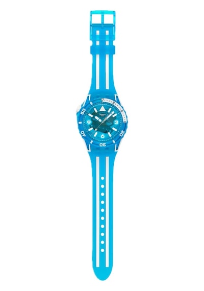 Swatch Sscu09s100 Blue Fire Erkek Kol Saati Mavi