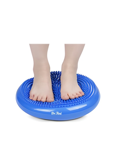 Havalı Dikenli Denge Minderi 33 Cm Mavi