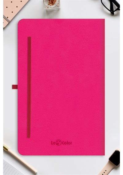 Tarihsiz Klasik Defter Rec Note 13x21 Çizgili Pembe