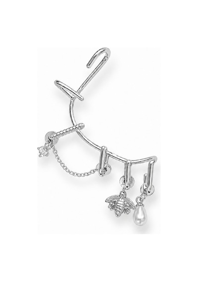 Çelik İncili Earcuff Gold 28329546