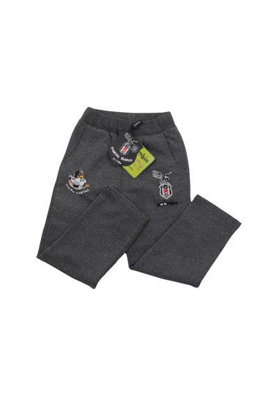 Beşiktaş Orijinal Lisanslı Yavru Kartal Çocuk Eşofman Altı Gri