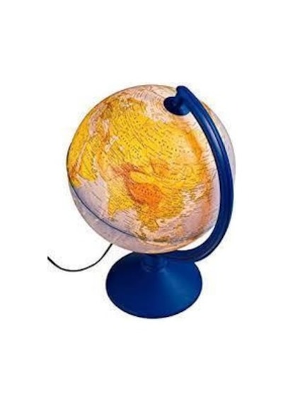 Gürbüz Işıklı Fiziki ve Siyasi Küre Harita 26 CM