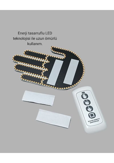 Kompakt Tasarımlı Led Jest Işığı Selam Ve Teşekkür Modları Çok Renkli
