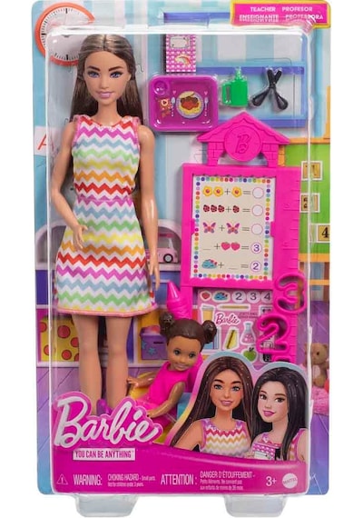Barbie Kariyer Oyun Seti Öğretmen Bebek Jcr76