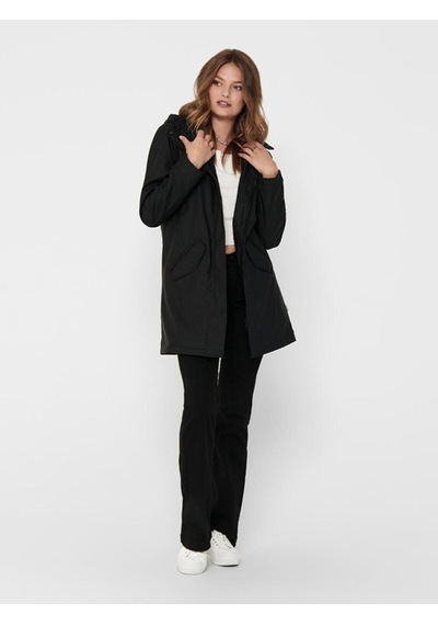 Only 15206116 Onlsally Raıncoat Cc Otw Kadın Kaban 15206116-R4306 Siyah